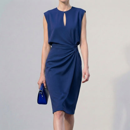 Ruched Waist Cocktail Dress for Women – Elegant & Flattering Fit