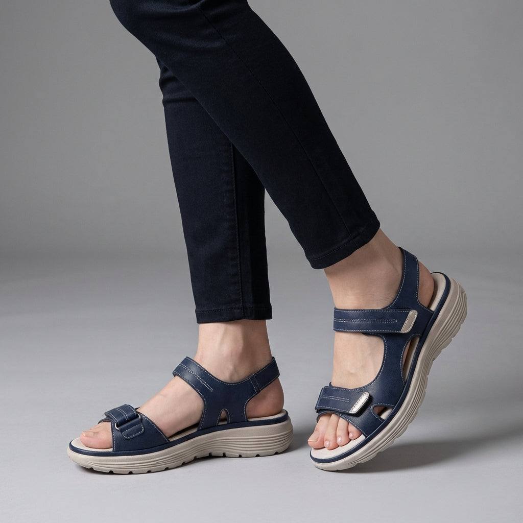 Orthopedic Adjustable-Strap Sandals for Women – Comfort & Support