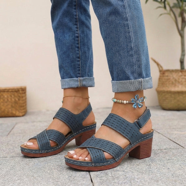 Orthopedic Platform Walking Sandals for Women – All-Day Comfort & Support