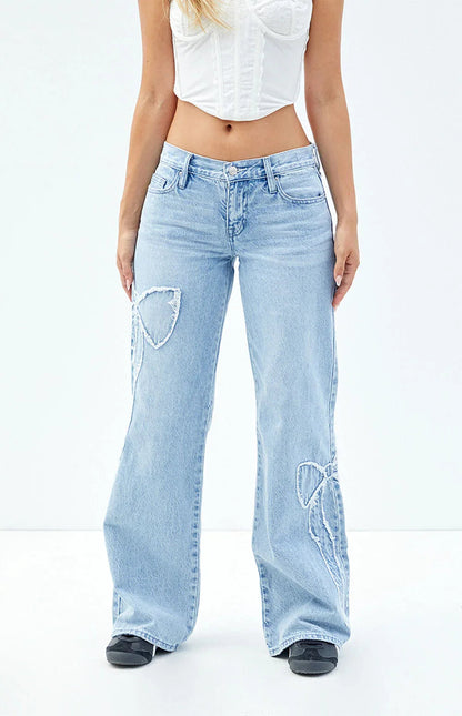 PANTALON NOVI JEAN A PAPILLONS