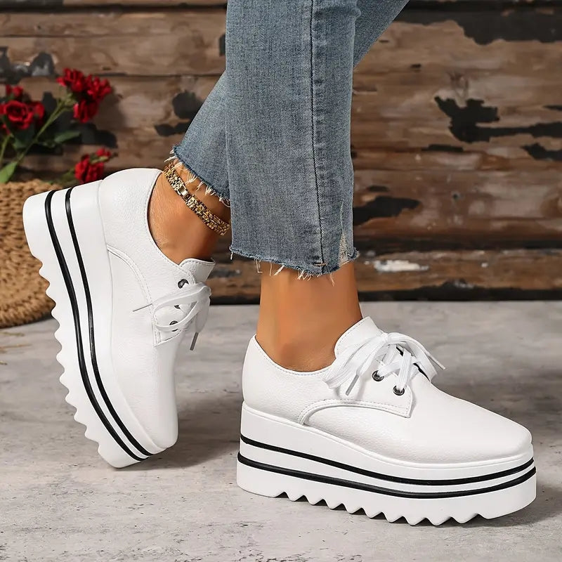 Jessica Chic Platform Sneakers | Elevated Casual Sneakers