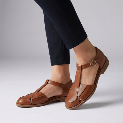 T-Strap Block Heel Mary Jane Sandals for Women – Secure Fit & Comfort