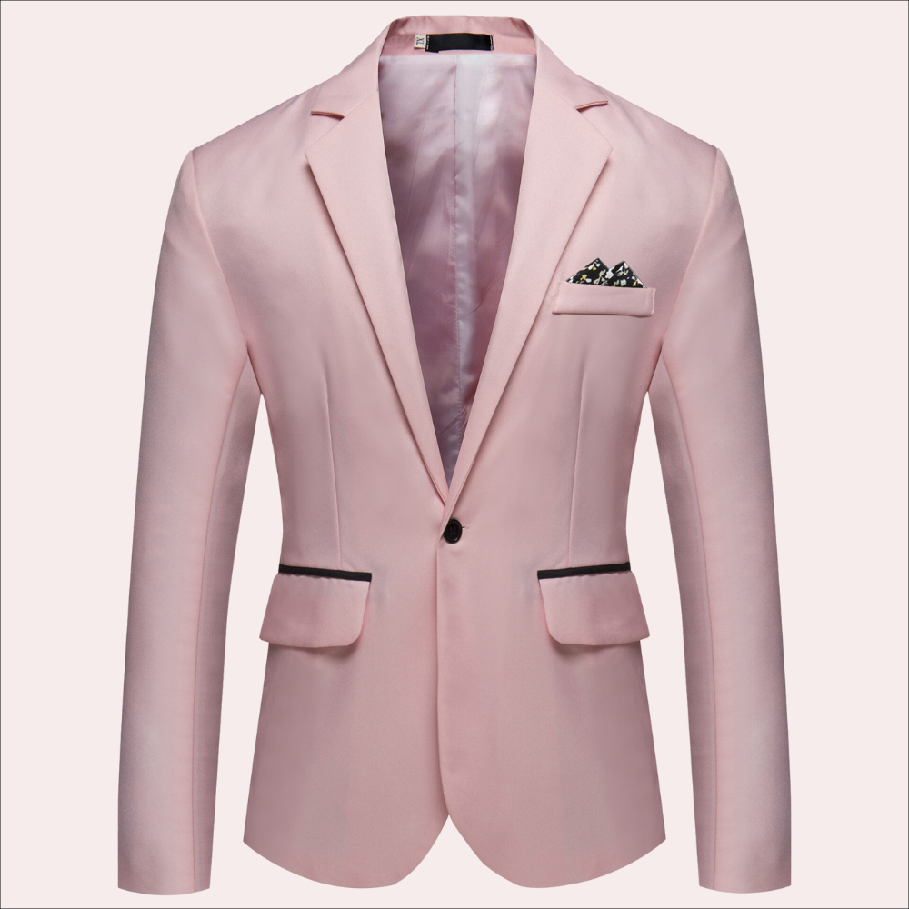 Niccolò Tailored Fit Blazer | Single-Breasted, Notch Lapel Blazer