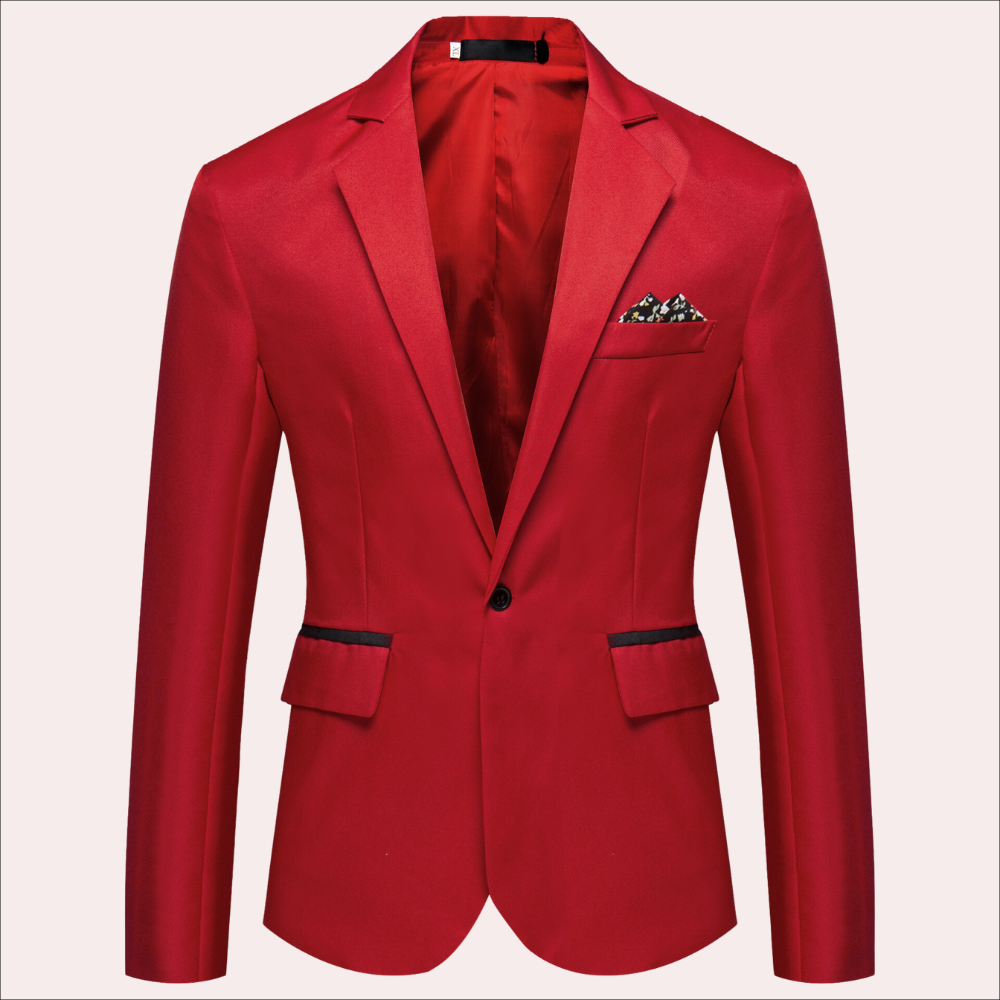 Niccolò Tailored Fit Blazer | Single-Breasted, Notch Lapel Blazer