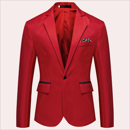 Niccolò Tailored Fit Blazer | Single-Breasted, Notch Lapel Blazer