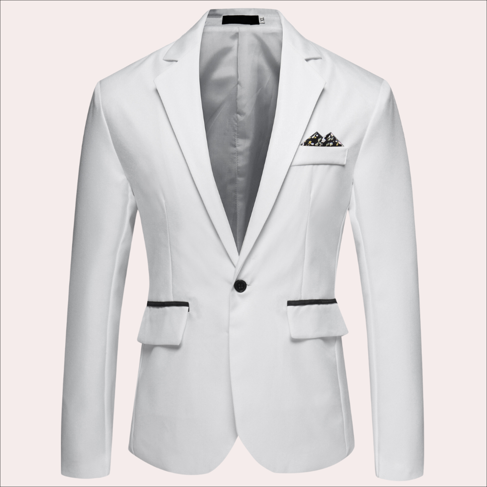 Niccolò Tailored Fit Blazer | Single-Breasted, Notch Lapel Blazer