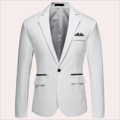 Niccolò Tailored Fit Blazer | Single-Breasted, Notch Lapel Blazer