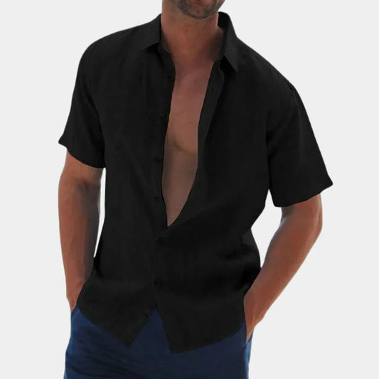 Men's shirt – Short sleeves – Relaxed fit – Lightweight breathable fabric