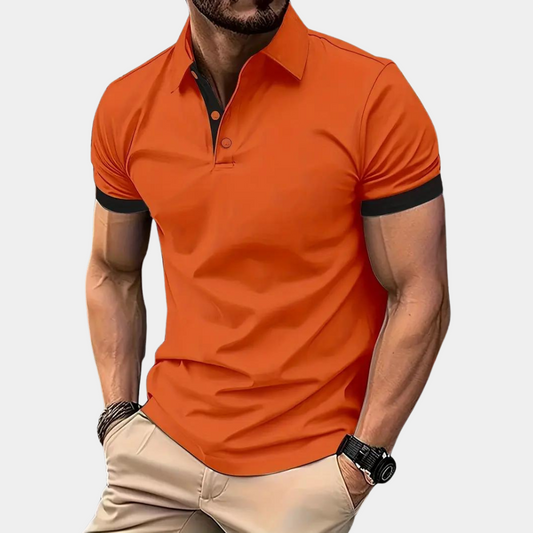 Men's polo – Slim fit – Soft knit – Short sleeves – Discreet classic collar