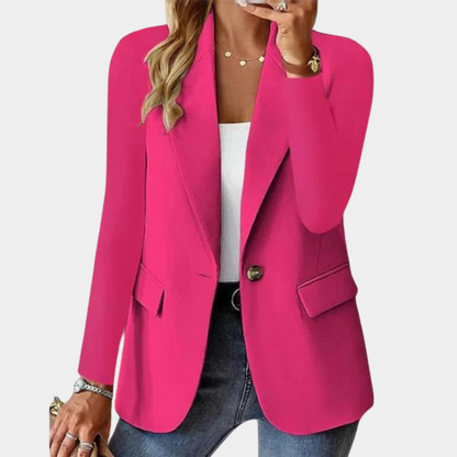 Giovanna Tailored Blazer | Notched Lapels, Button Front Blazer