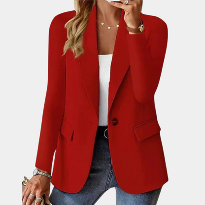 Giovanna Tailored Blazer | Notched Lapels, Button Front Blazer