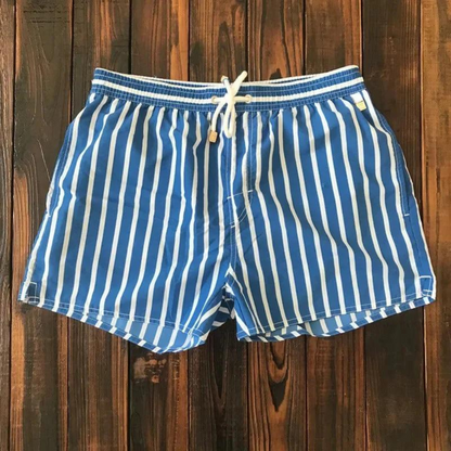Men's swim shorts – Relaxed fit – Quick-drying – Breathable fabric – Elastic waistband with drawstring