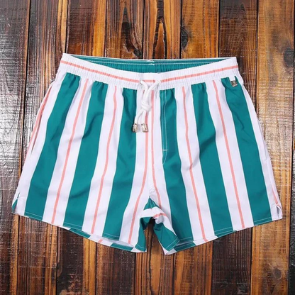Men's swim shorts – Relaxed fit – Quick-drying – Breathable fabric – Elastic waistband with drawstring