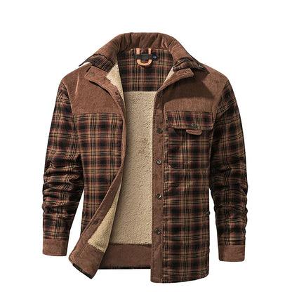 Jaxon Fleece Relaxed Fit Shirt Jacket | Plaid Shirt Jacket