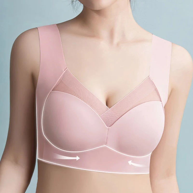 Women's push-up bra – Firm support – Seamless – Wide comfort straps