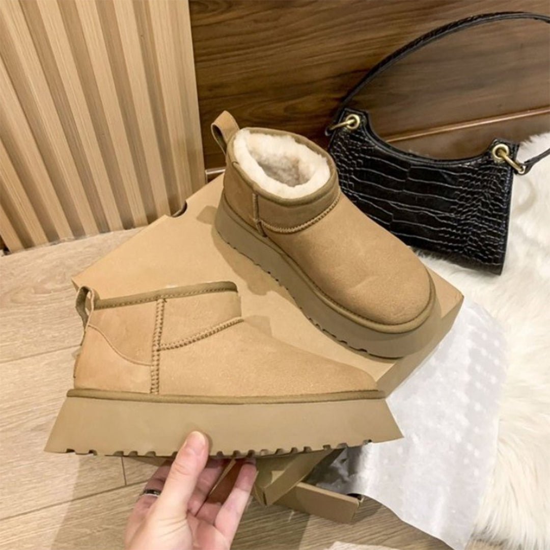 Bianca Ankle Winter Boots | Fleece Lined Winter Boots