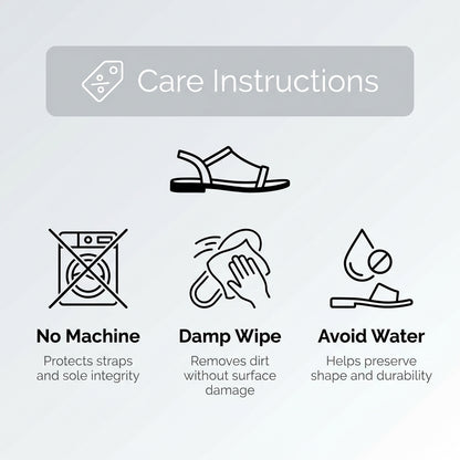 H-Strap Leather Flat Sandals for Women – Secure & Adjustable Fit