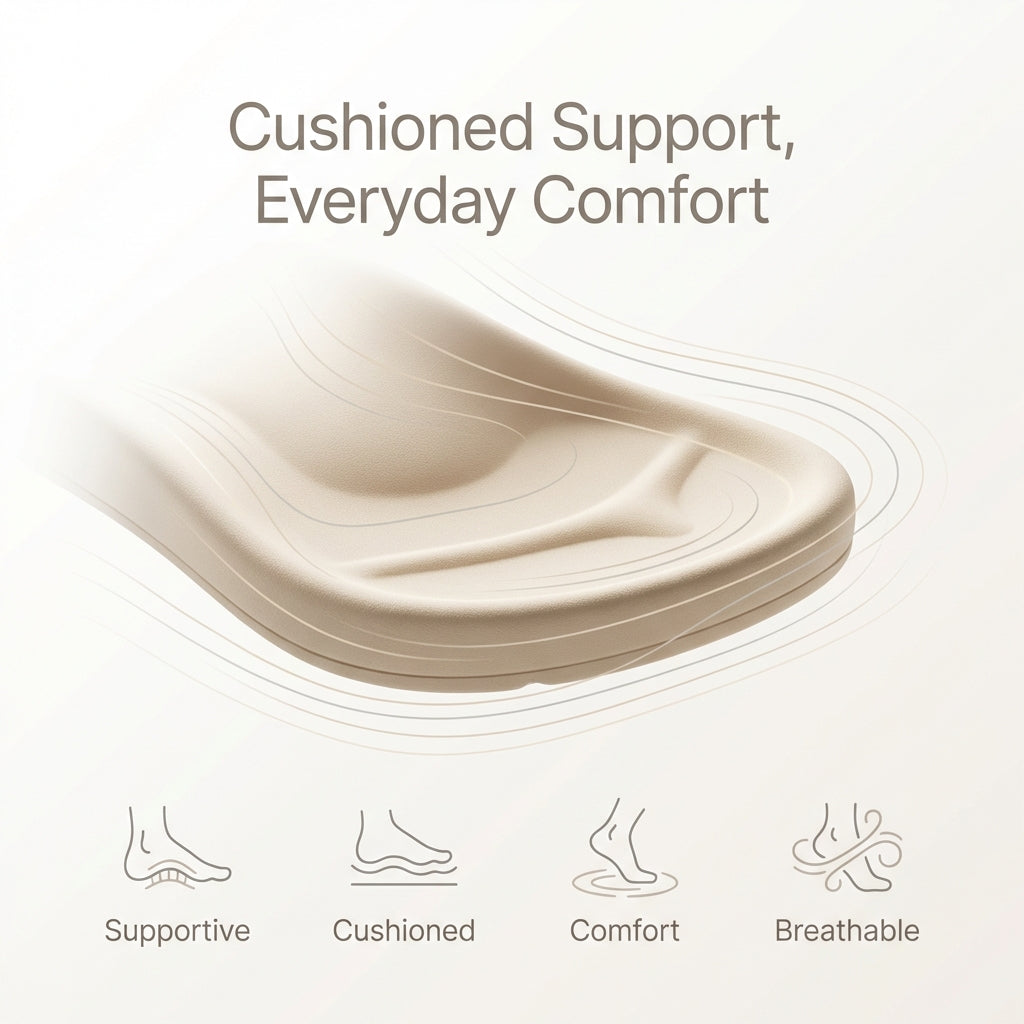 Orthopedic Buckle Slide Sandals for Women – Ergonomic Comfort & Support