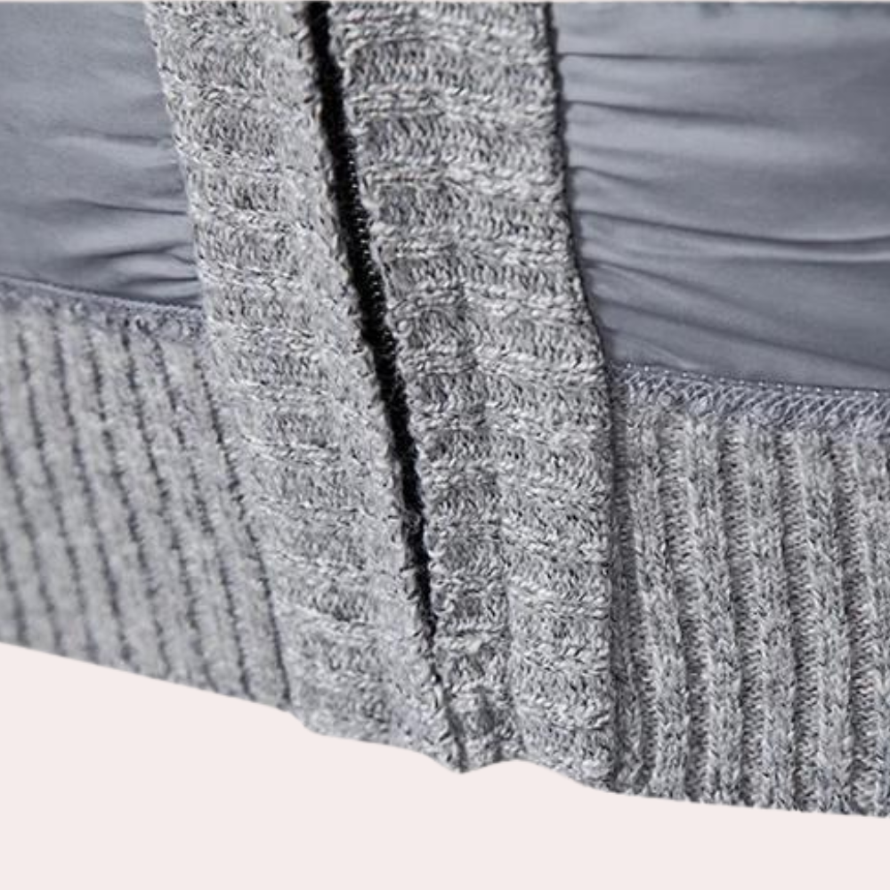 Max Quilted Hybrid Jacket | Collared Hip-Length Hybrid Jacket