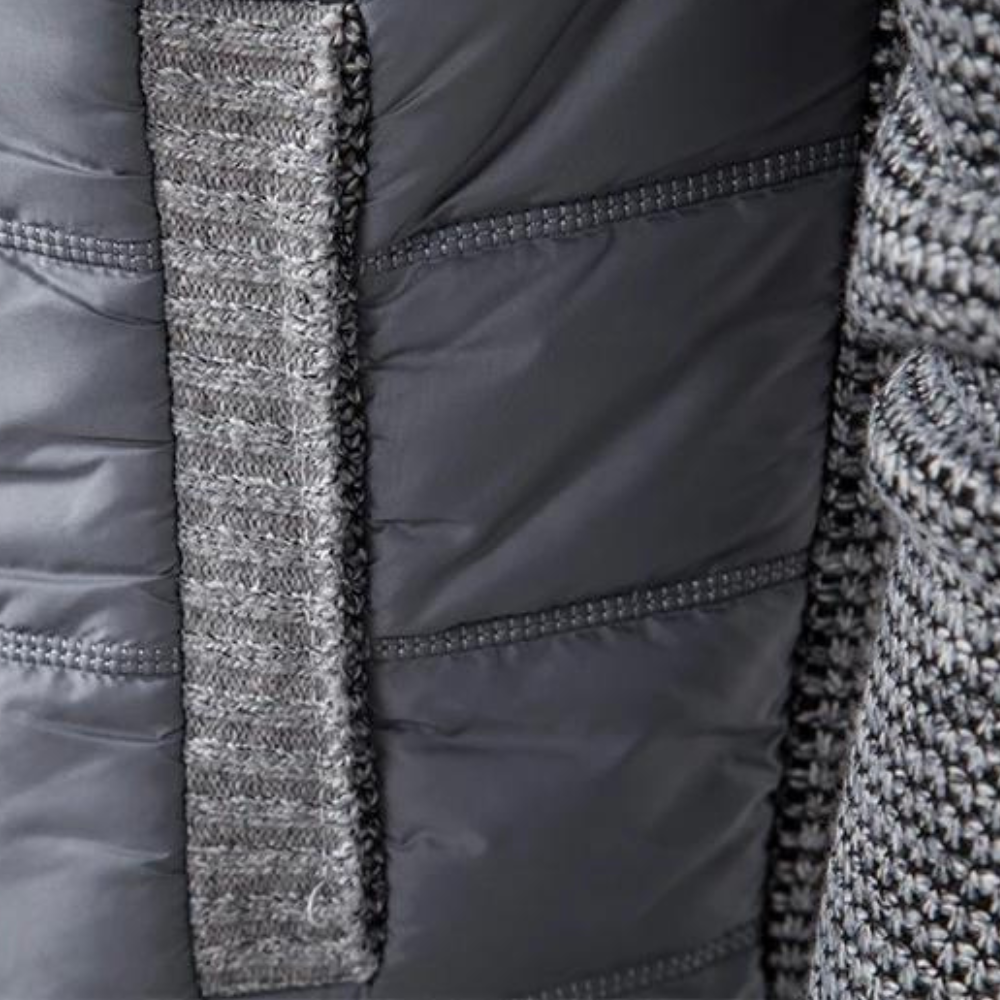 Max Quilted Hybrid Jacket | Collared Hip-Length Hybrid Jacket