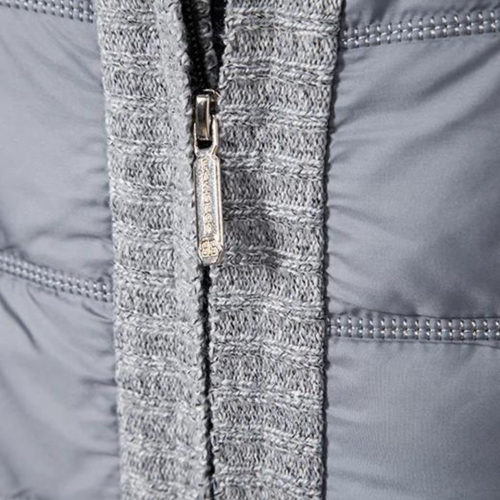 Max Quilted Hybrid Jacket | Collared Hip-Length Hybrid Jacket