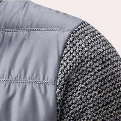 Max Quilted Hybrid Jacket | Collared Hip-Length Hybrid Jacket