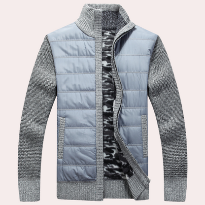 Max Quilted Hybrid Jacket | Collared Hip-Length Hybrid Jacket