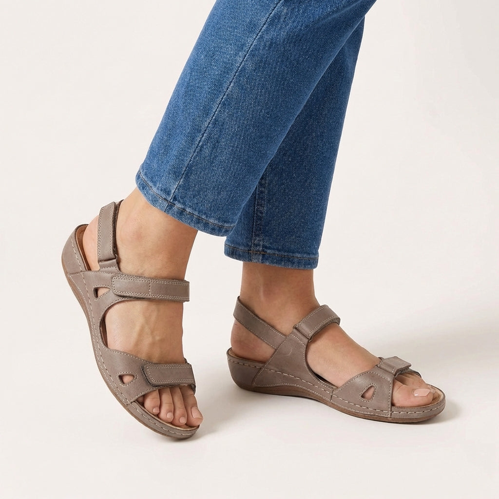 Orthopedic Adjustable-Strap Toe Corrector Sandals for Women – Corrective Alignment & Support