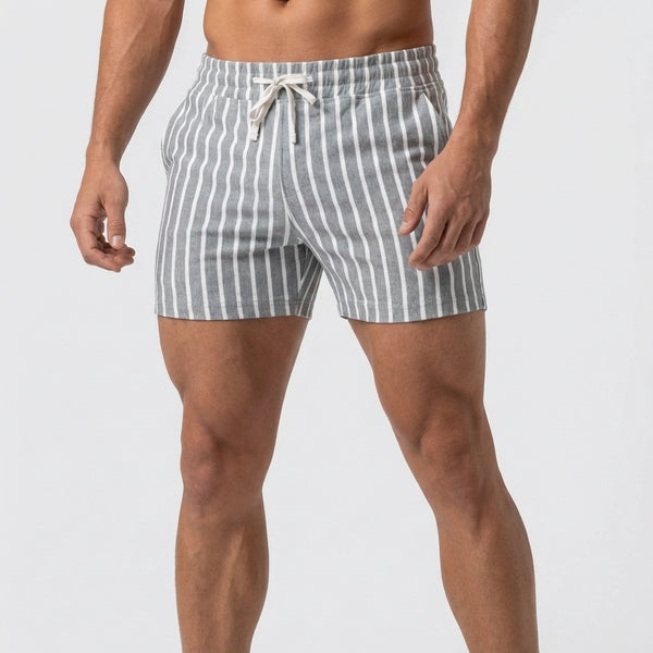 Striped Drawstring Shorts for Men – Comfortable & Practical