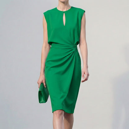Ruched Waist Cocktail Dress for Women – Elegant & Flattering Fit