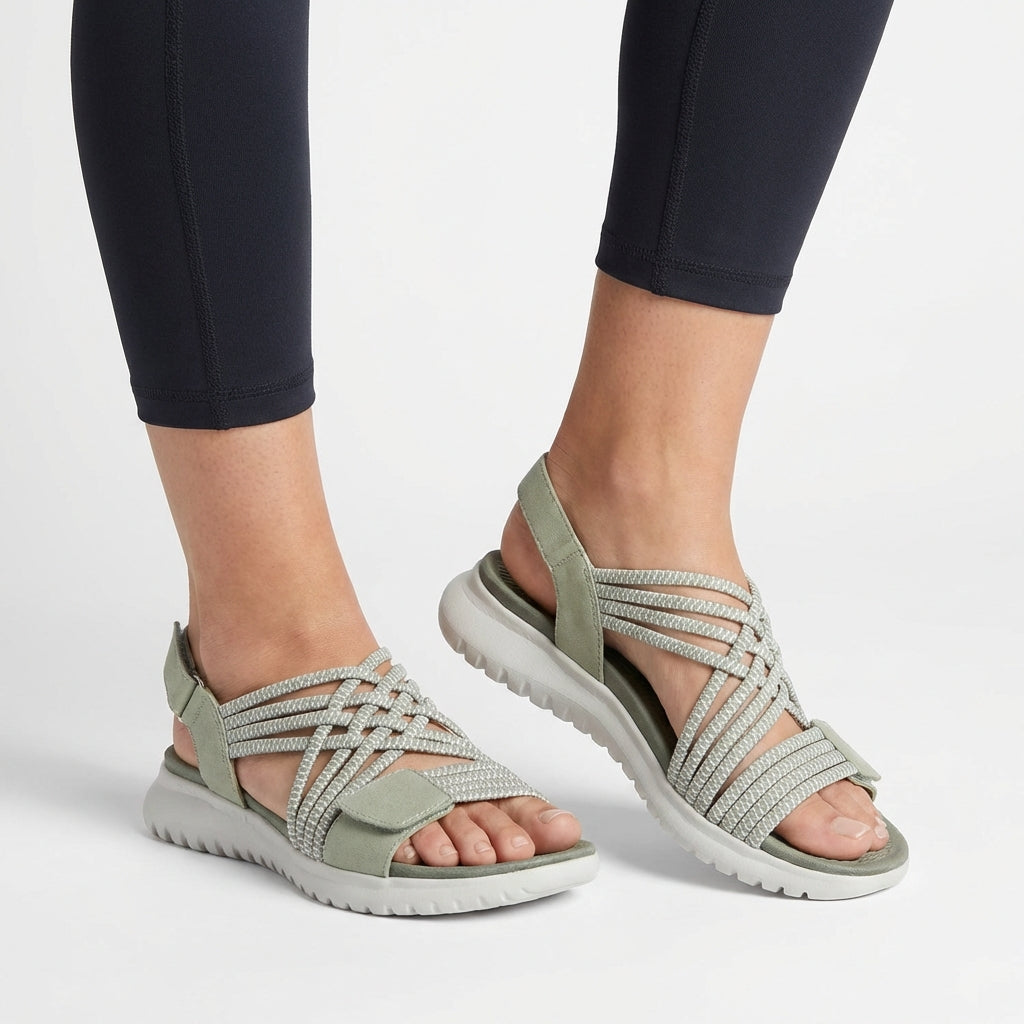 Orthopedic Multi-Strap Sandals for Women – Ergonomic Comfort & Support