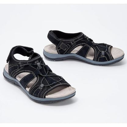 Sandals woman – Open toe – Cushioned sole – Breathable crisscross straps