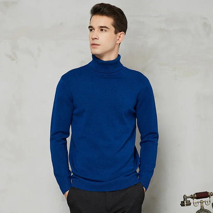 William Ribbed Turtleneck Sweater | Solid Turtleneck Sweater