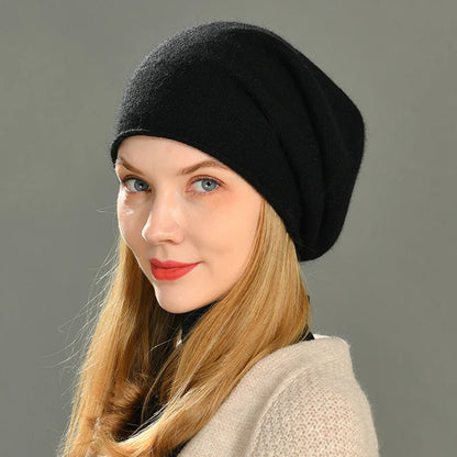 Valentina Ribbed Beanie | Relaxed Fit, Solid Color Beanie