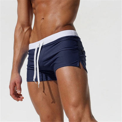 Men's Swimwear – Slim Fit – Quick-Drying Fabric – Adjustable Waist