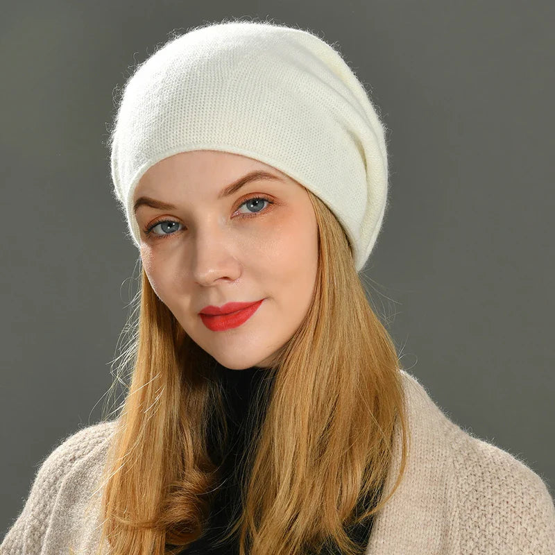 Valentina Ribbed Beanie | Relaxed Fit, Solid Color Beanie
