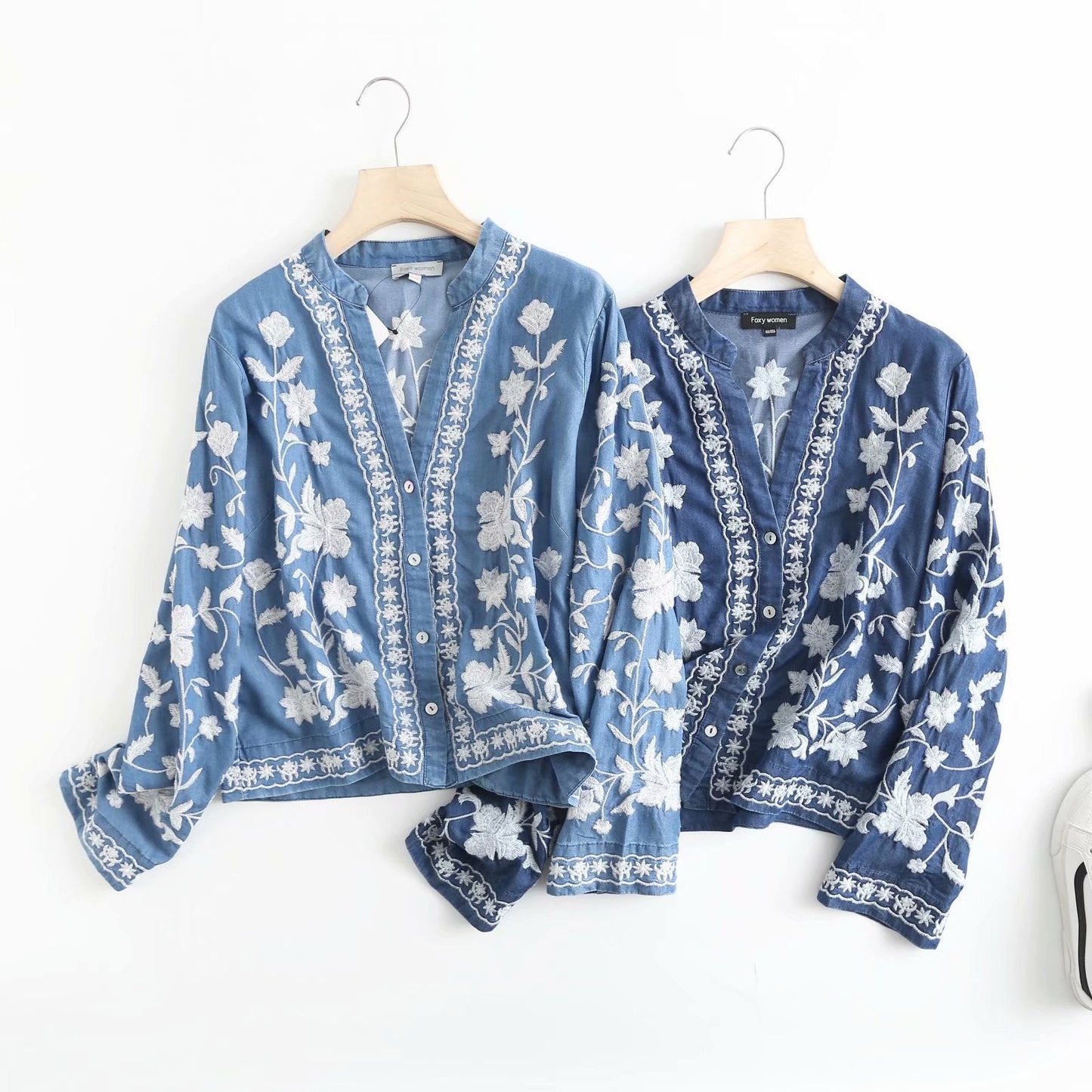 Francesca Relaxed Fit Cardigan | Embroidered Floral Cardigan