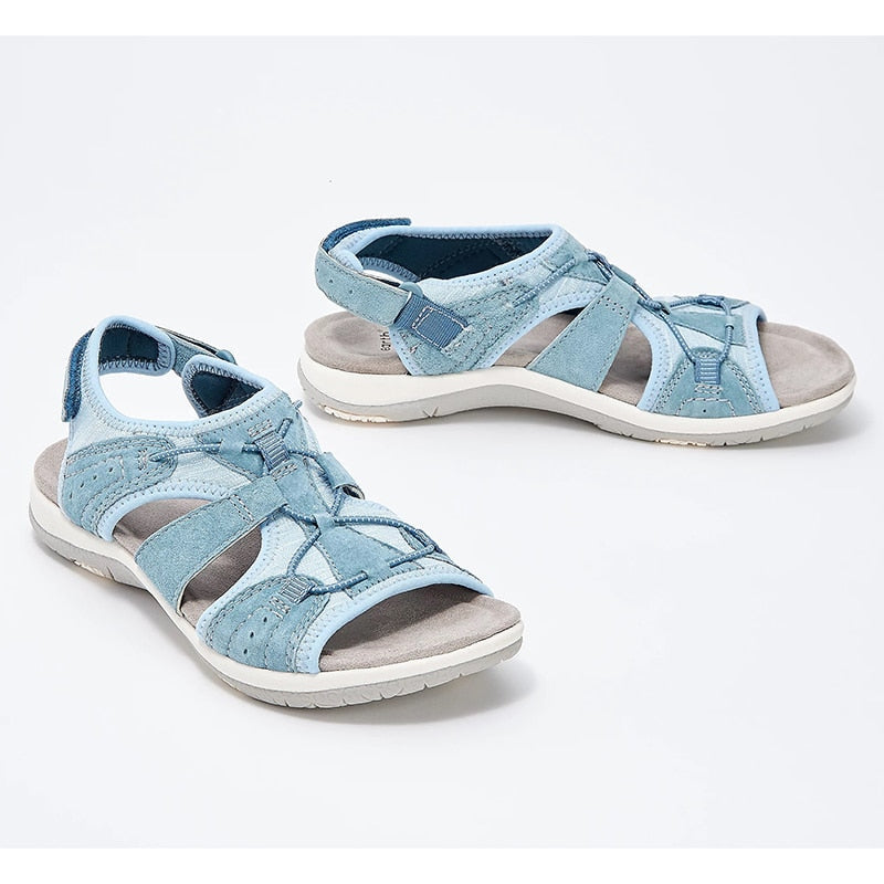 Sandals woman – Open toe – Cushioned sole – Breathable crisscross straps