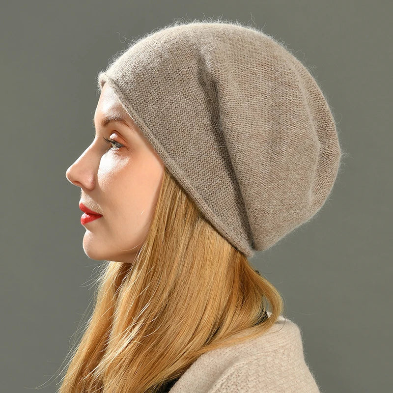 Valentina Ribbed Beanie | Relaxed Fit, Solid Color Beanie