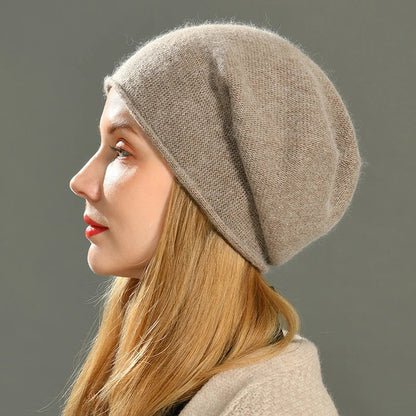 Valentina Ribbed Beanie | Relaxed Fit, Solid Color Beanie
