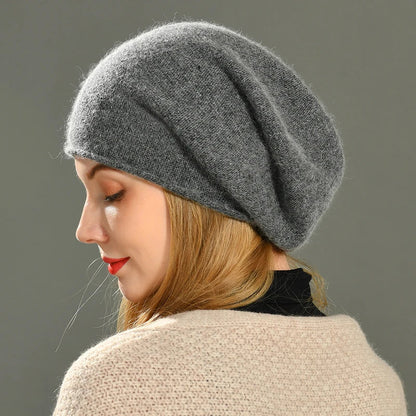Valentina Ribbed Beanie | Relaxed Fit, Solid Color Beanie