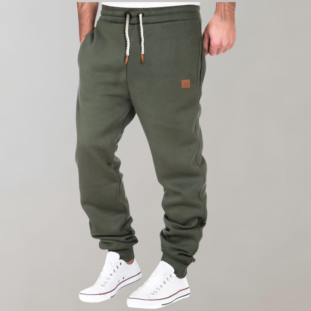 Rory Fleece Relaxed Fit Joggers | Side Pockets Joggers