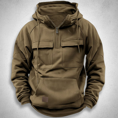 Finley Quarter-Zip Hoodie | Relaxed Fit, Kangaroo Pocket Hoodie