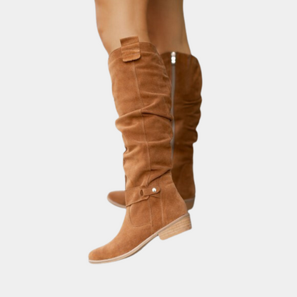 Claudia Slouchy Knee-High Boots | Pointed Toe Boots
