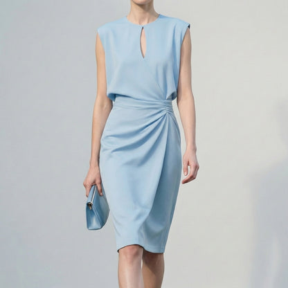Ruched Waist Cocktail Dress for Women – Elegant & Flattering Fit