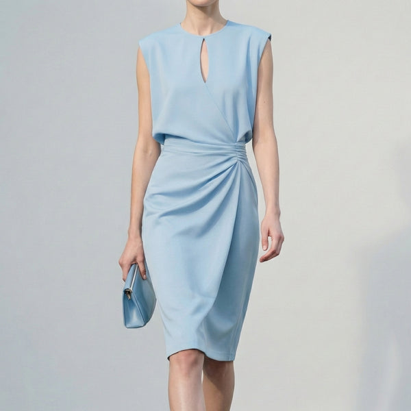Ruched Waist Cocktail Dress for Women – Elegant & Flattering Fit
