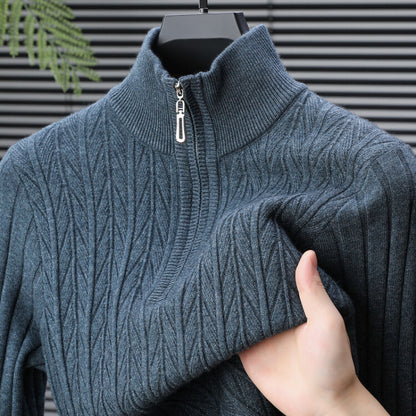Logan Regular Fit Quarter-Zip Sweater | Cable Knit Sweater