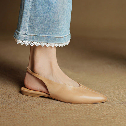 Ilaria Pointed Toe Slingback Flats | Slingback Flats
