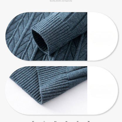 Logan Regular Fit Quarter-Zip Sweater | Cable Knit Sweater