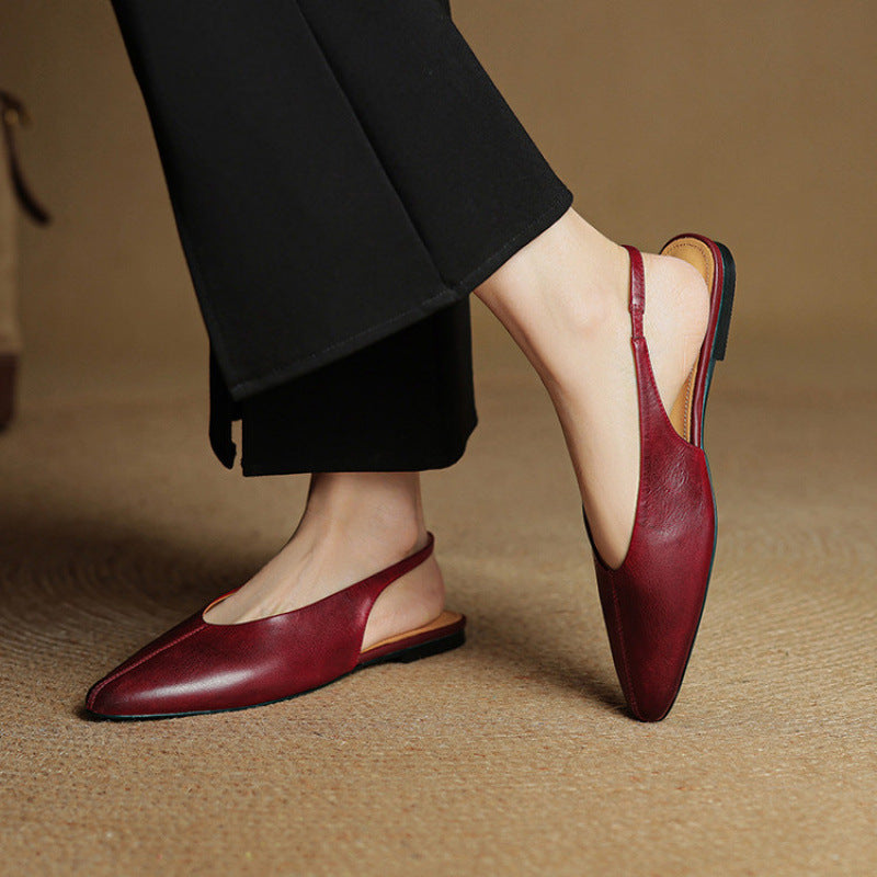 Ilaria Pointed Toe Slingback Flats | Slingback Flats